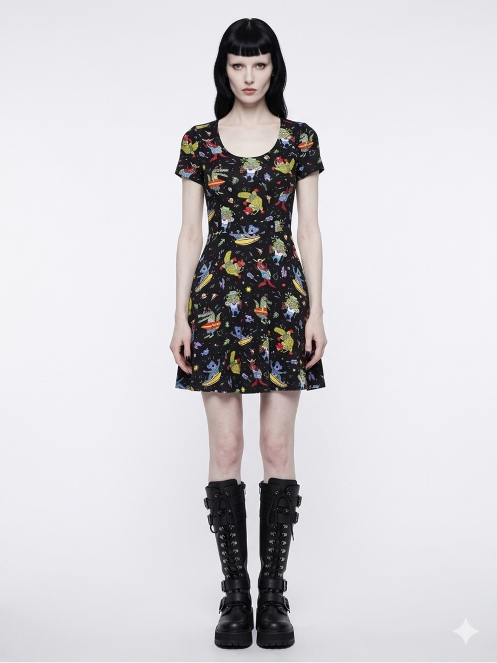 Dangerfield Australian Animals Surf Skater Dress size 6